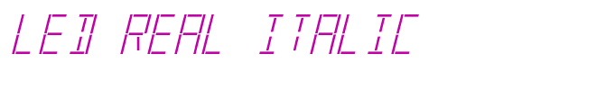 LED Real Italic